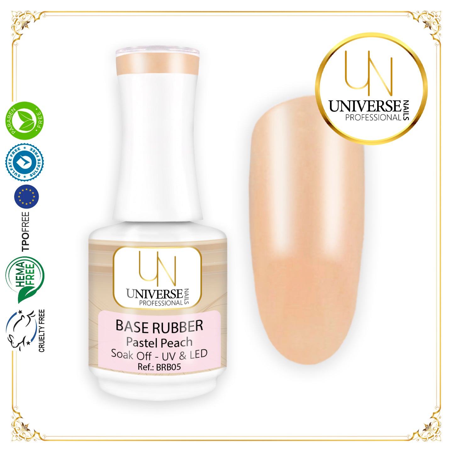 Base Rubber PASTEL PEACH