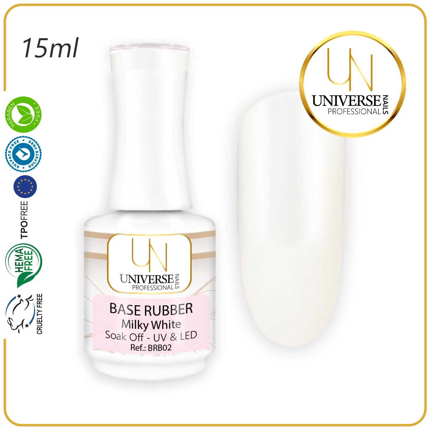 Base Rubber MILKY WHITE