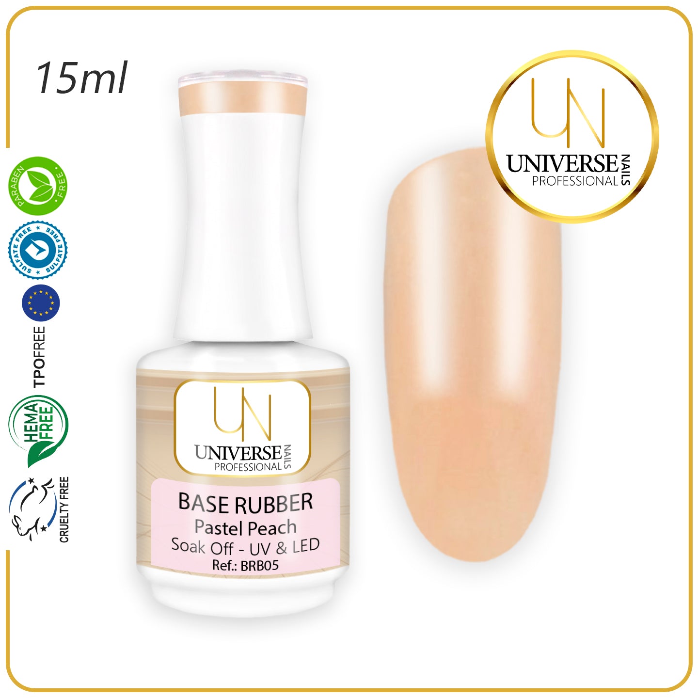 Base Rubber PASTEL PEACH