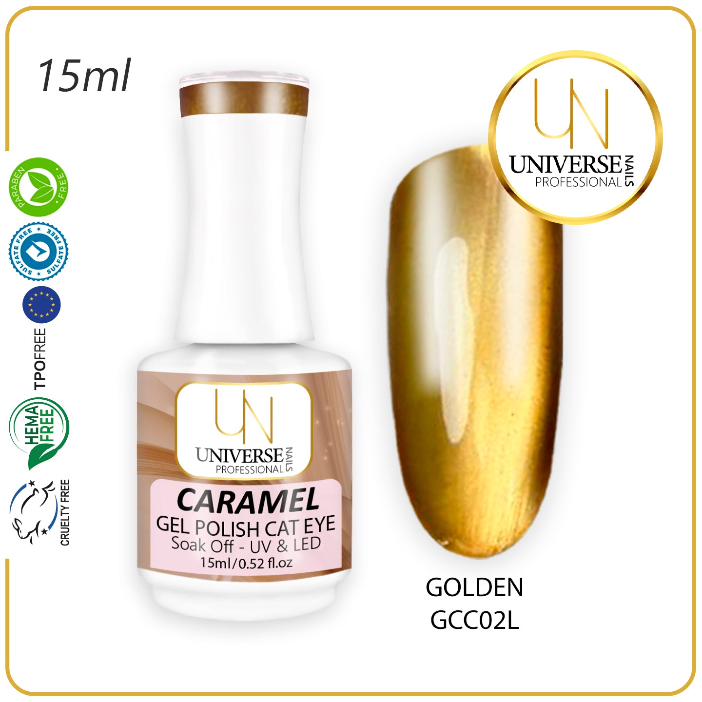 GOLDEN Caramel Cat Eye