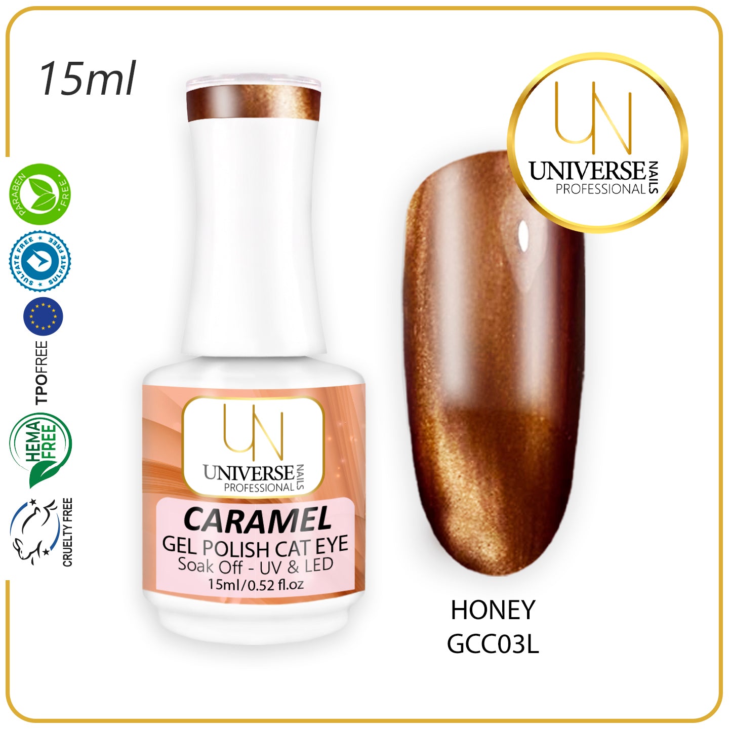 HONEY Caramel Cat Eye