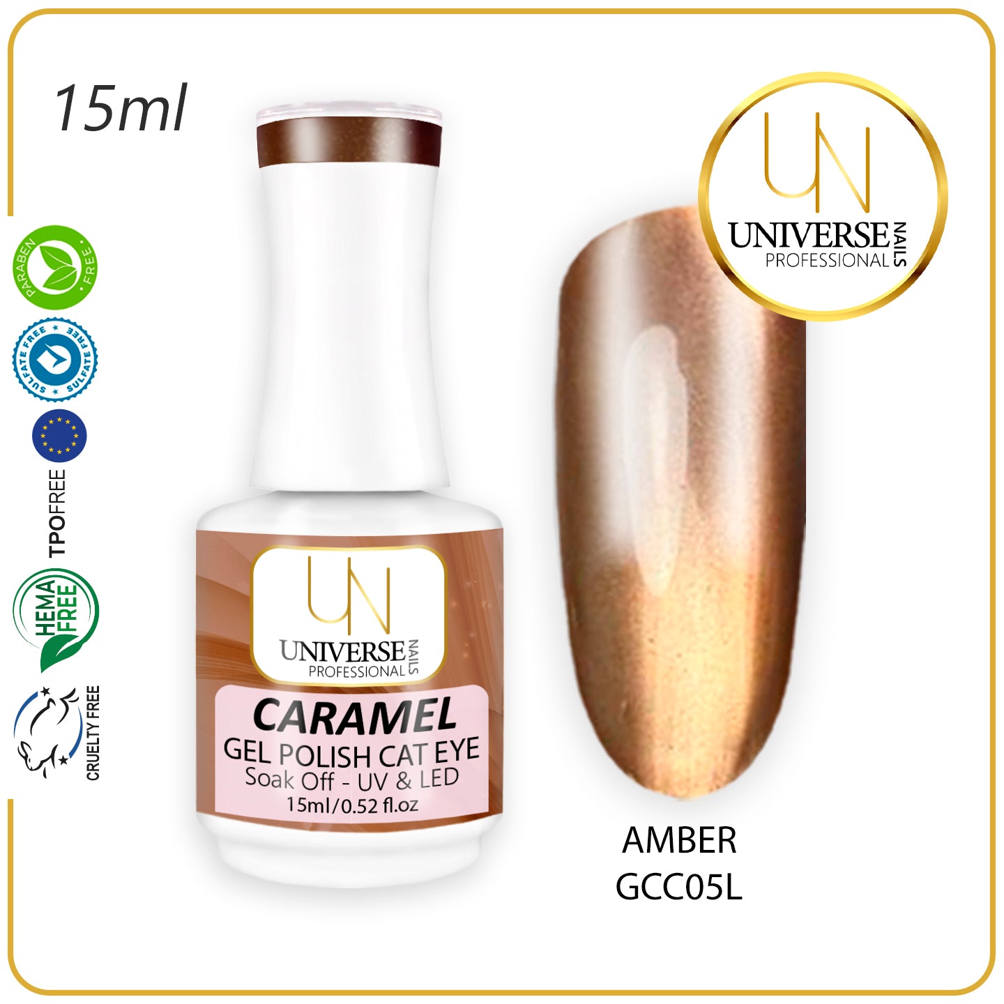 AMBER Caramel Cat Eye