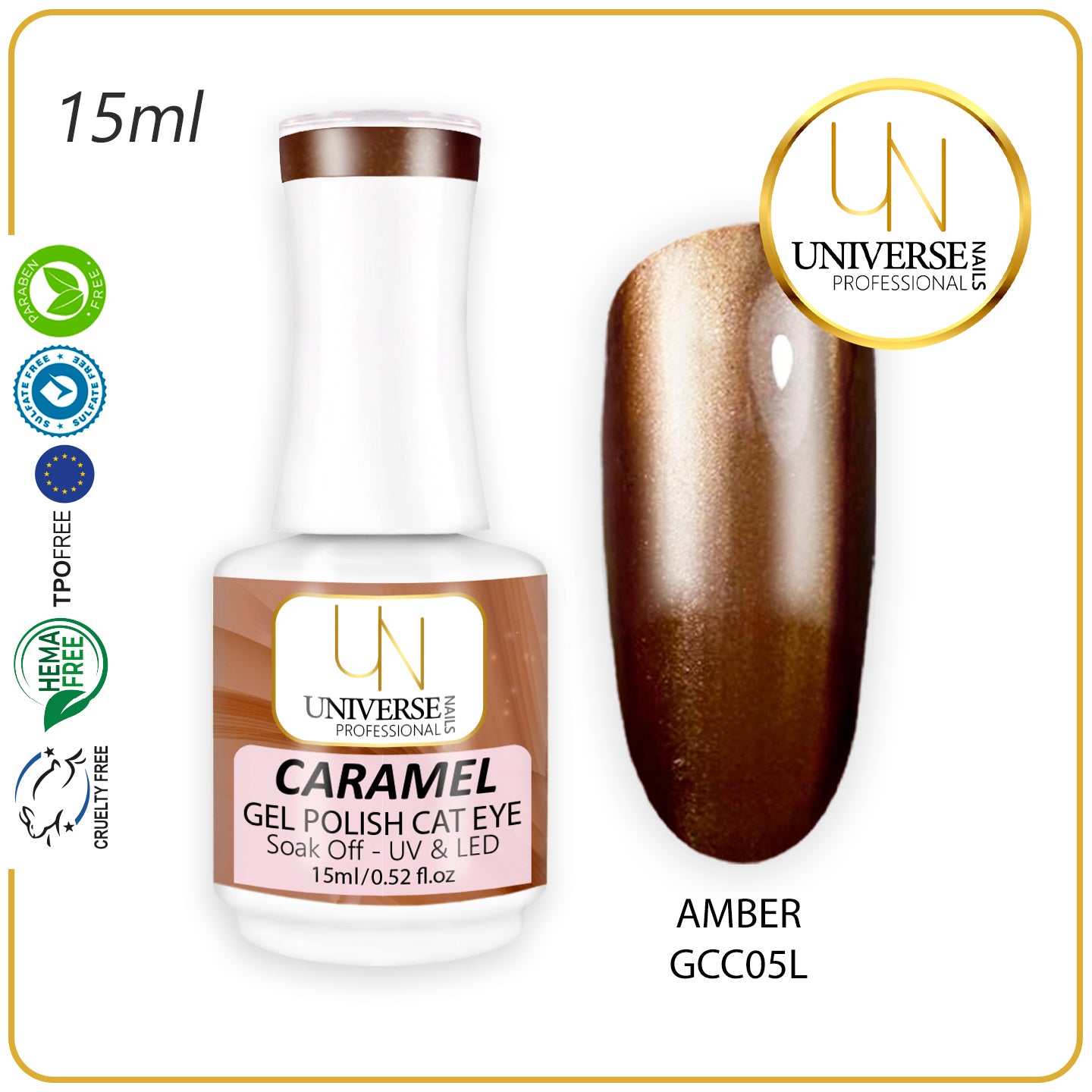 AMBER Caramel Cat Eye