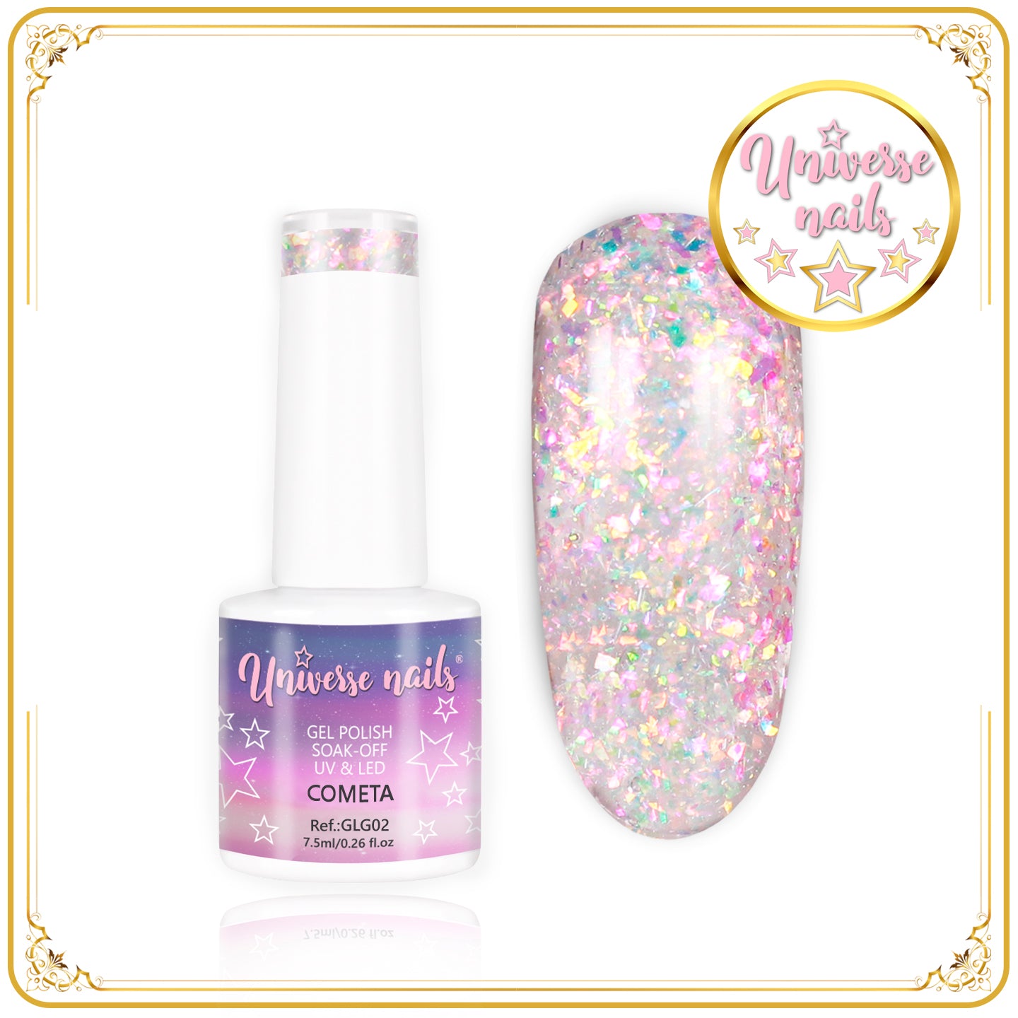 Galaxy gel polish COMETA 7,5ml