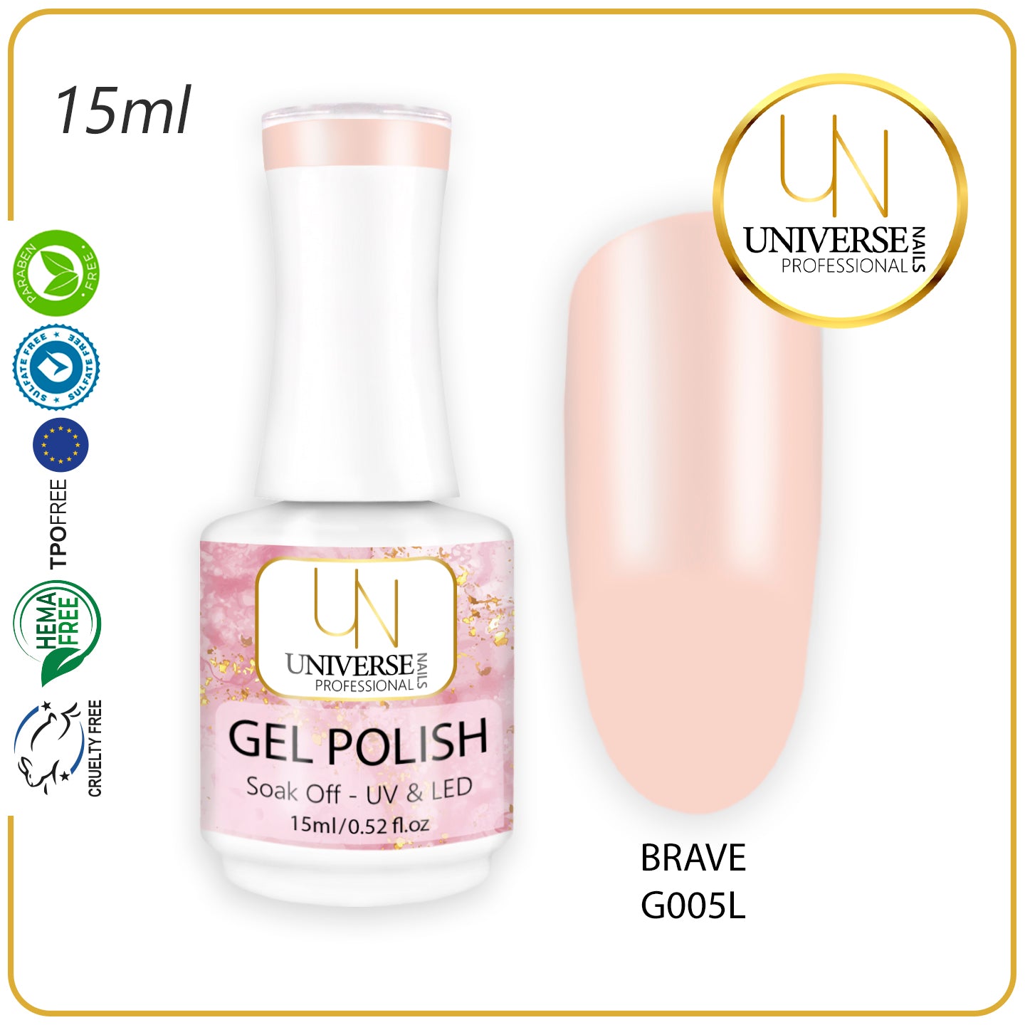Gel Polish BRAVE 15ml