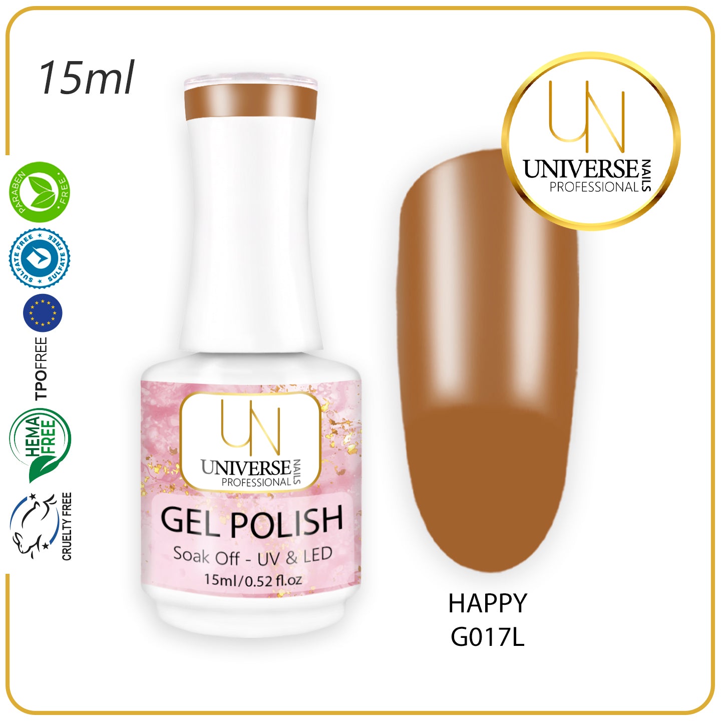 Gel Polish HAPPY 15ml
