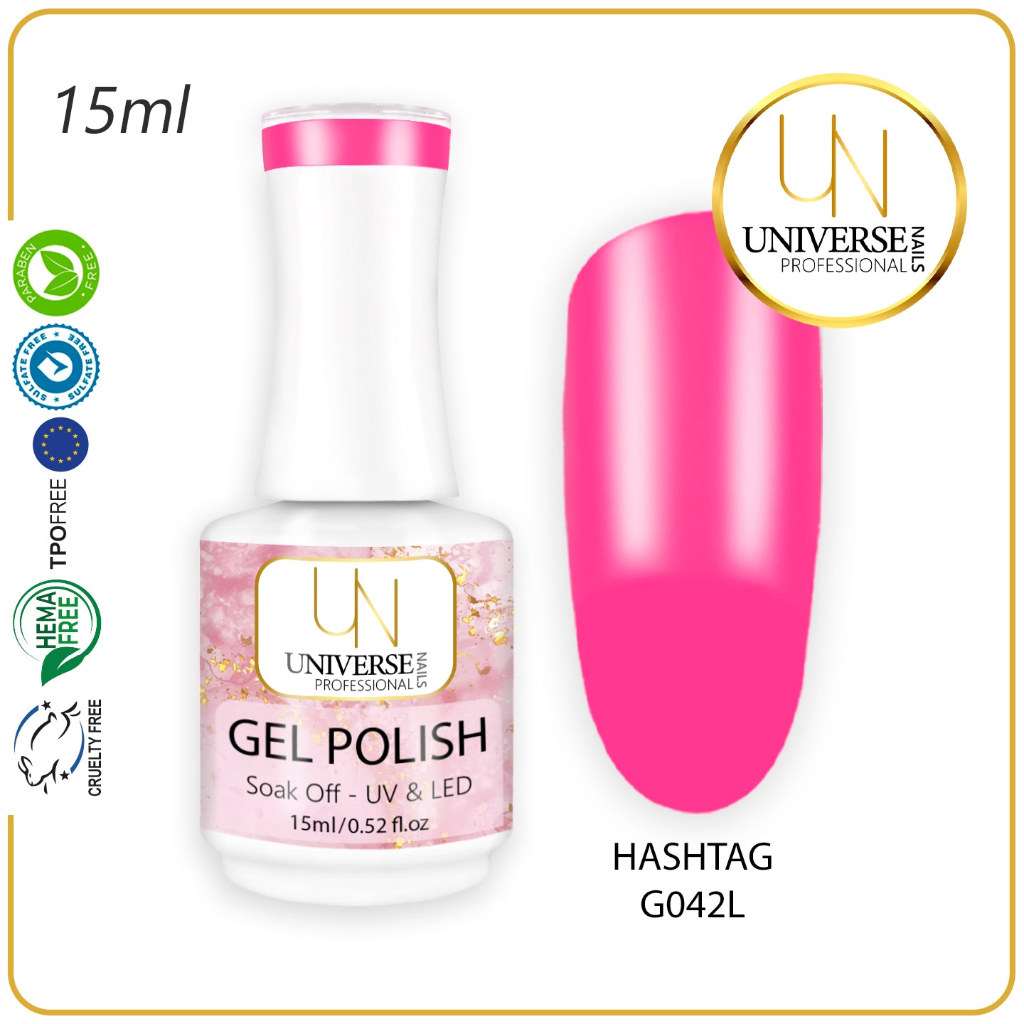 Gel Polish HASHTAG 15ml