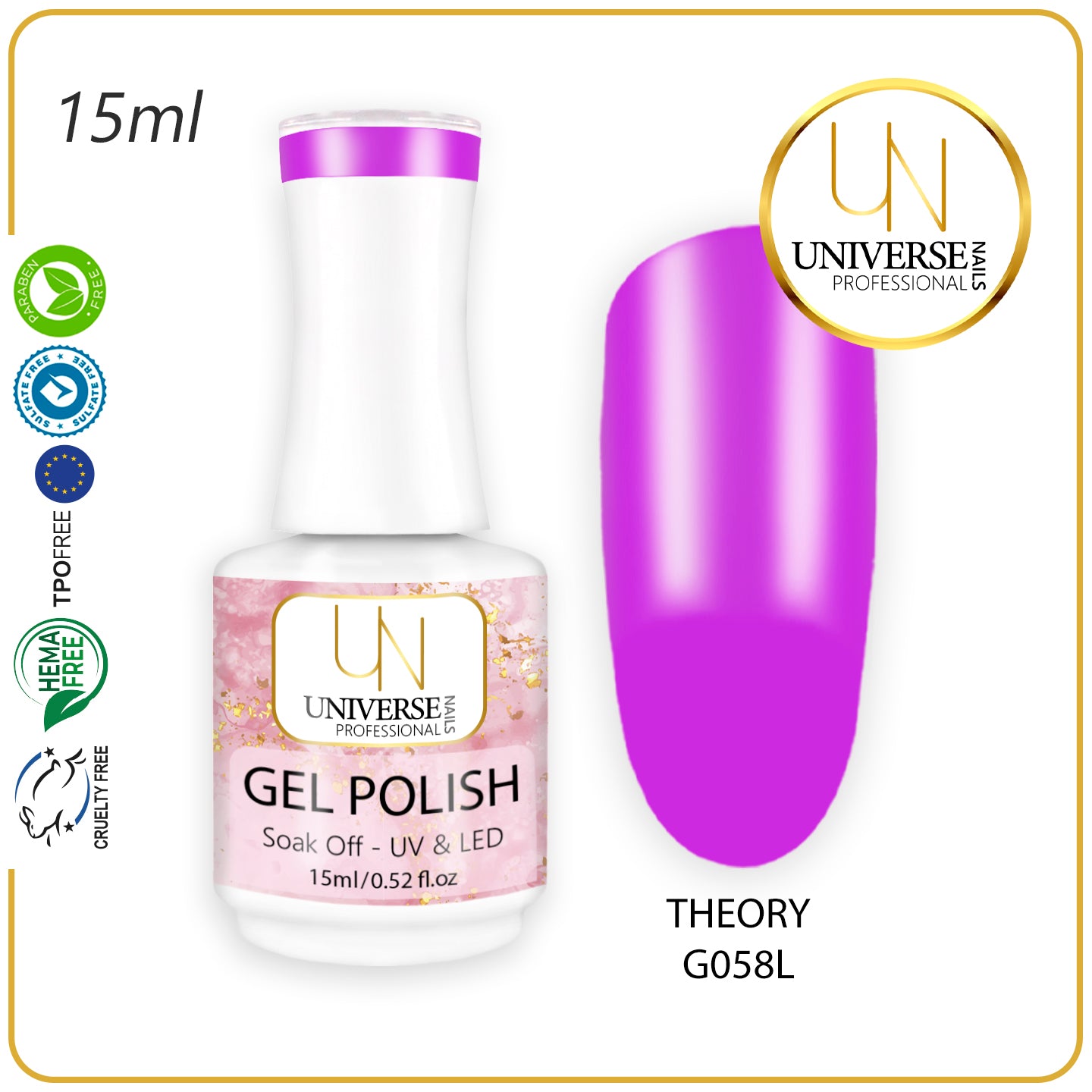 Gel Polish THEORY 15ml