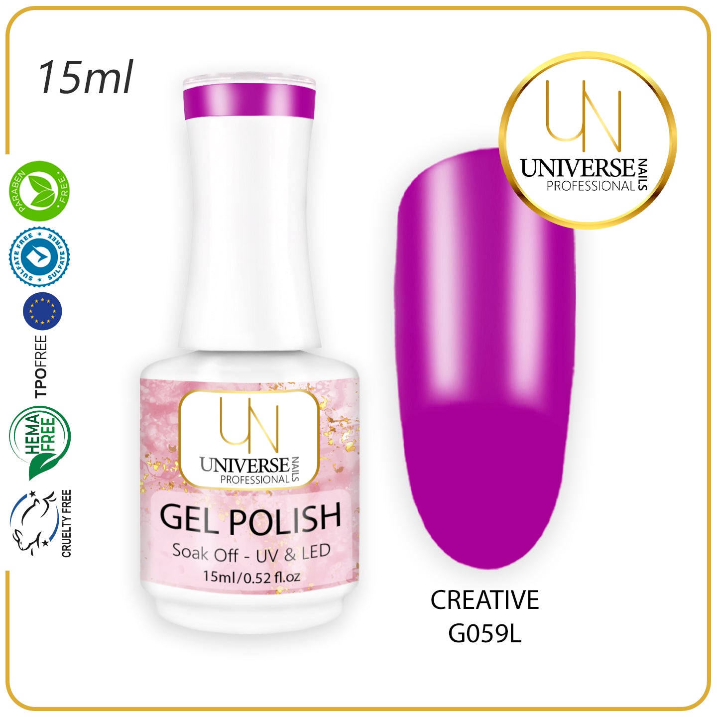 Gel Polish CREATIVE 15ml