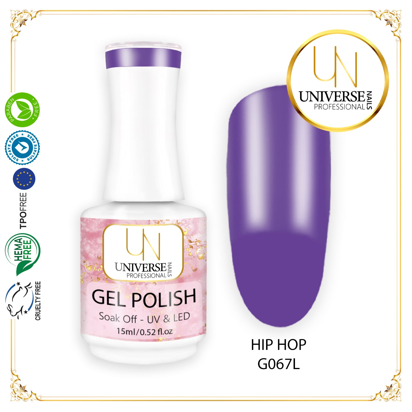 Gel Polish HIP HOP 15ml