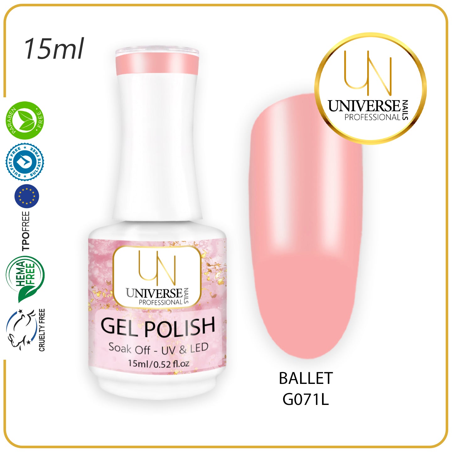 Gel Polish BALLET 15ml