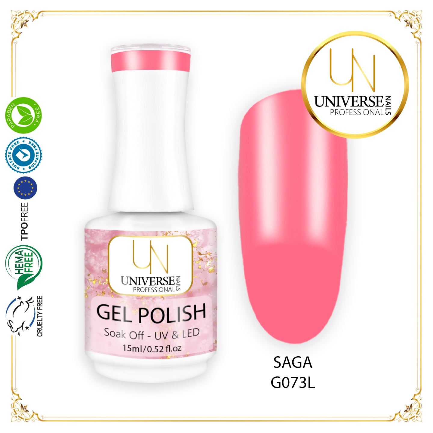 Gel Polish SAGA 15ml