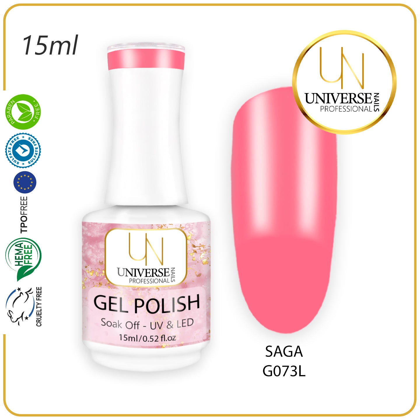 Gel Polish SAGA 15ml