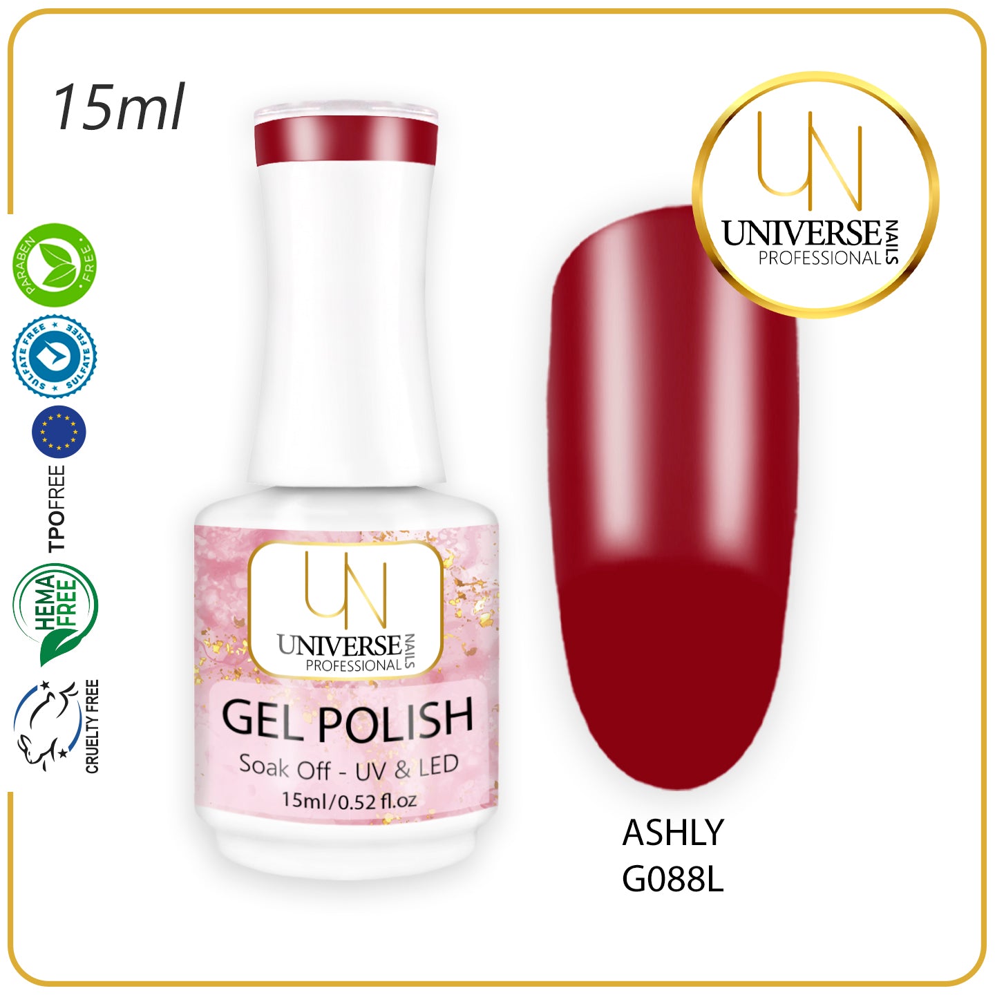 Gel Polish ASHLY 15ml