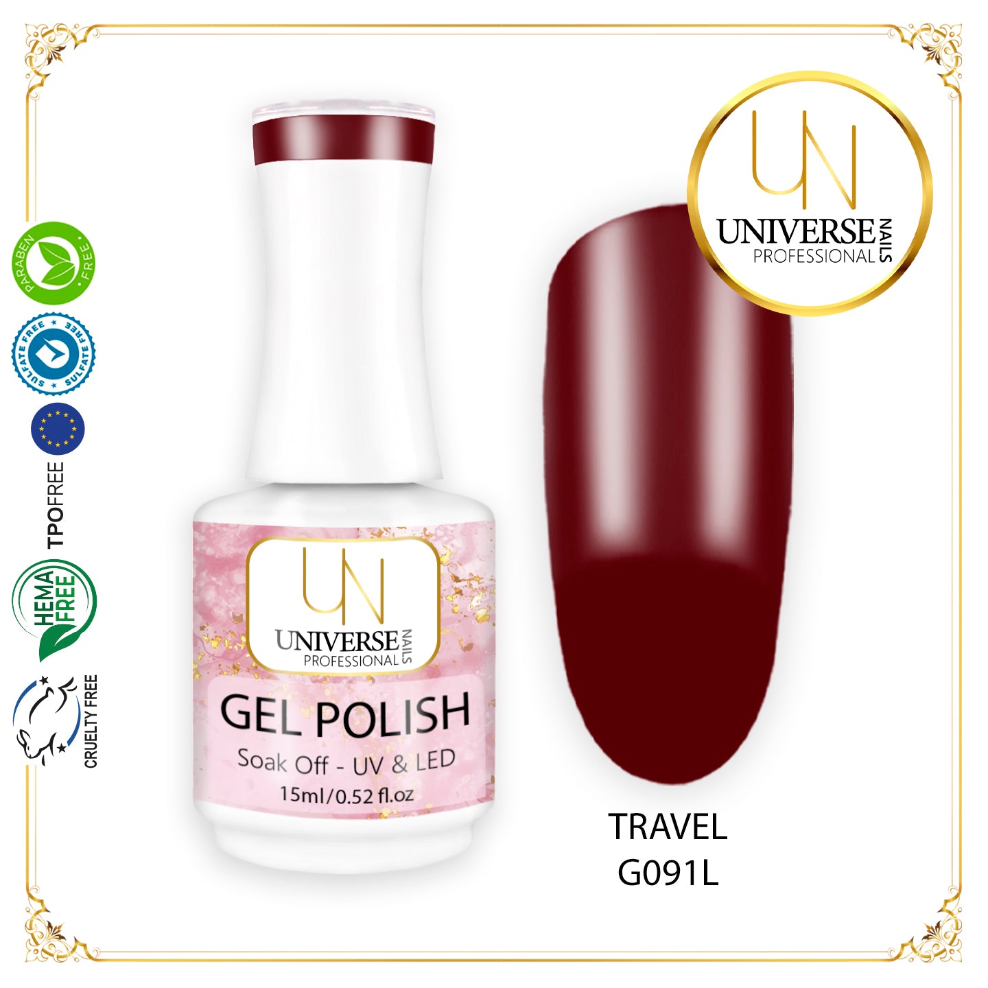 Gel Polish TRAVEL 15ml
