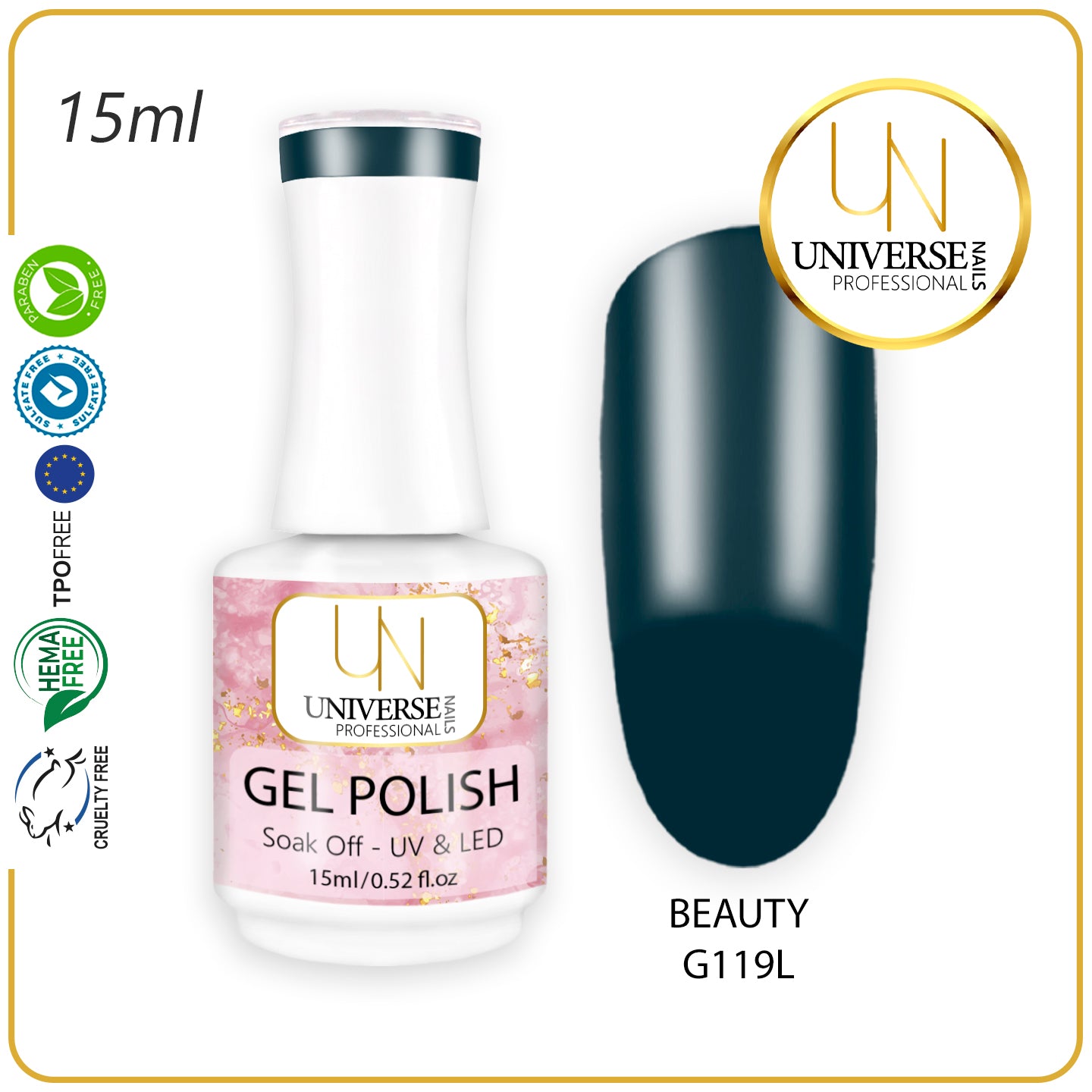 Gel Polish BEAUTY 15ml