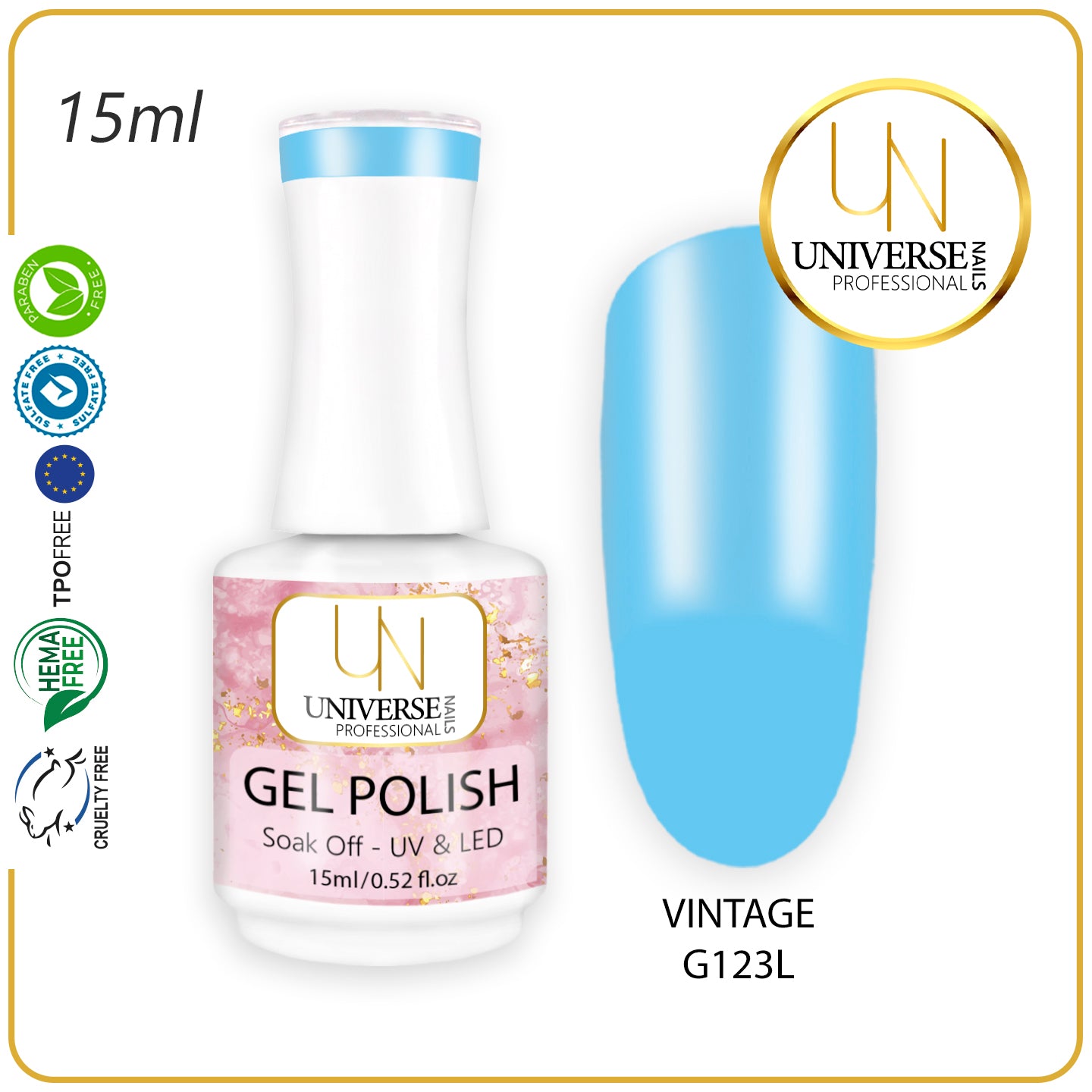 Gel Polish VINTAGE 15ml