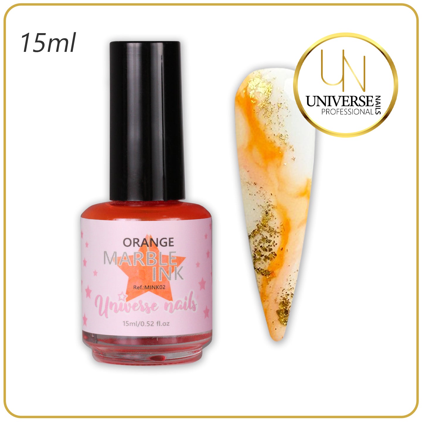 Marble ink ORANGE