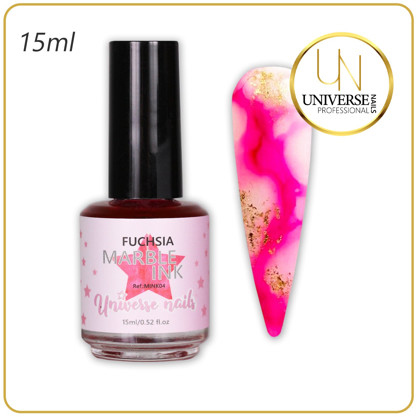 Marble ink FUCHSIA