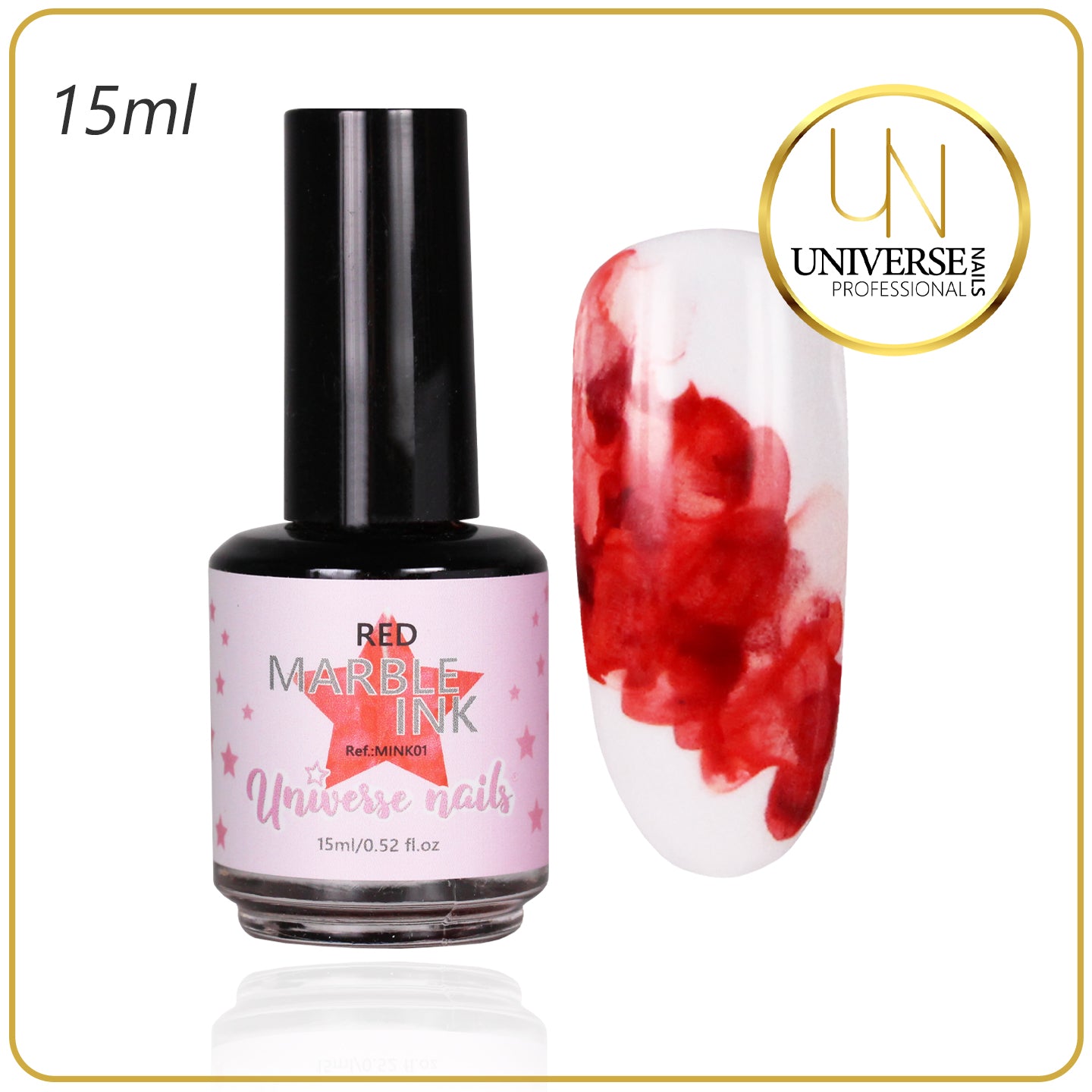 Marble ink RED