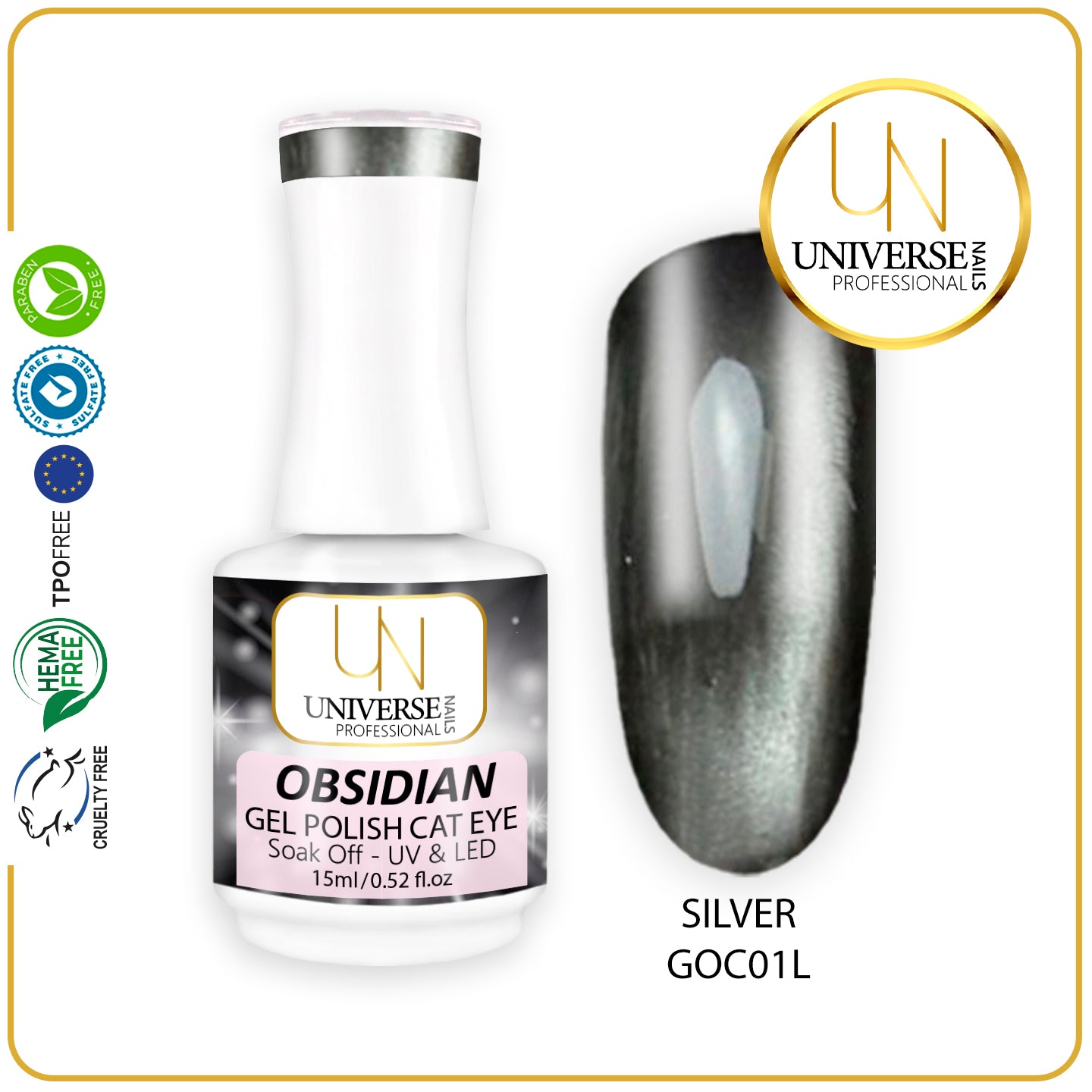 SILVER Obsidian