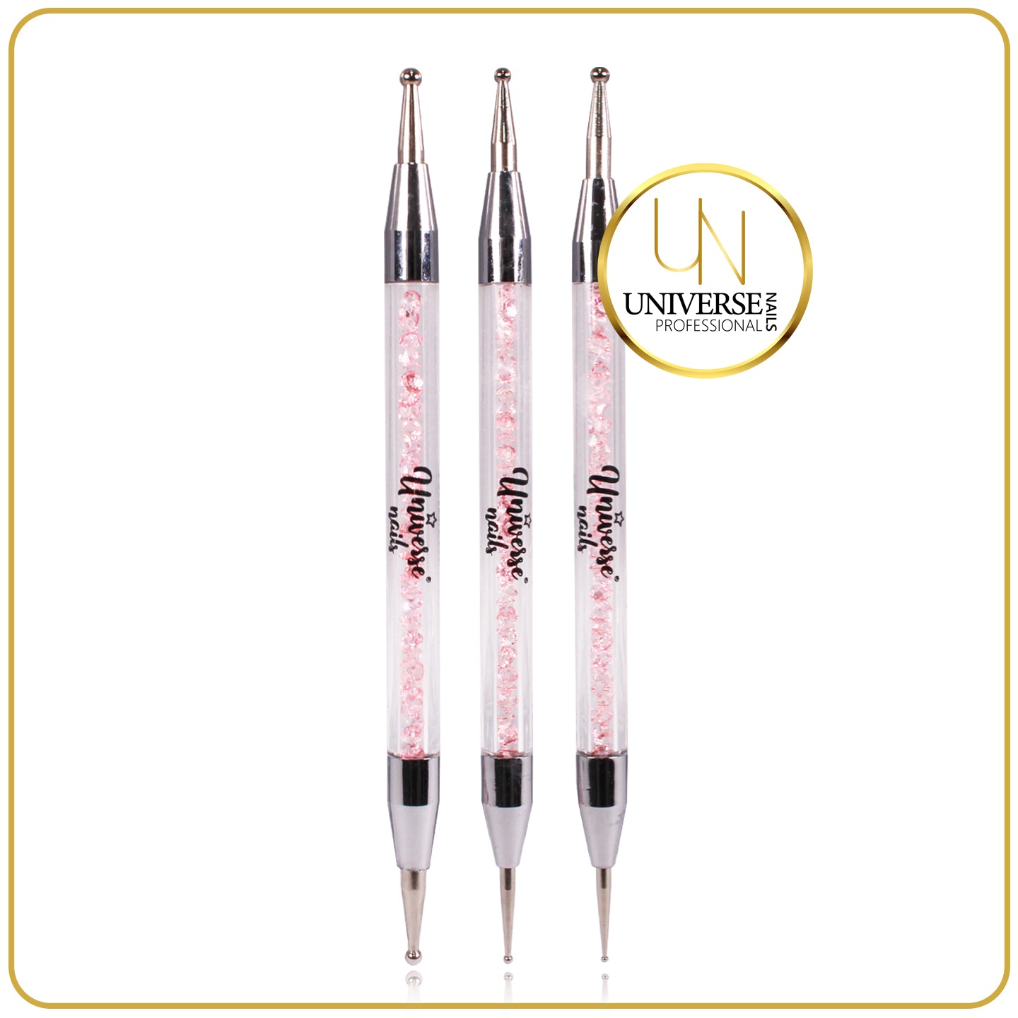 LOTE DE 3 PINCELES DOTTING