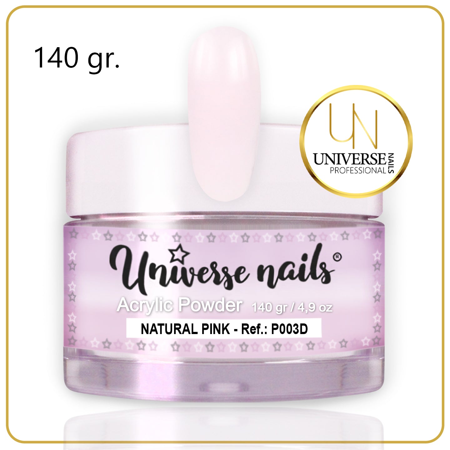 Polvo Acrílico NATURAL PINK 140grs