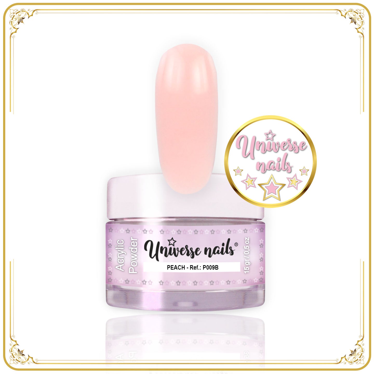 Polvo Acrílico PEACH 15grs