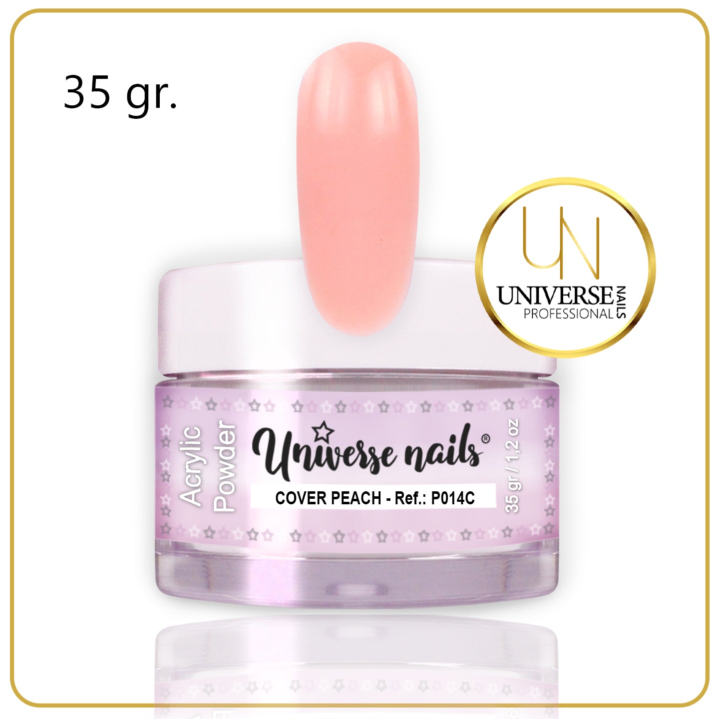 Polvo Acrílico COVER PEACH 35grs