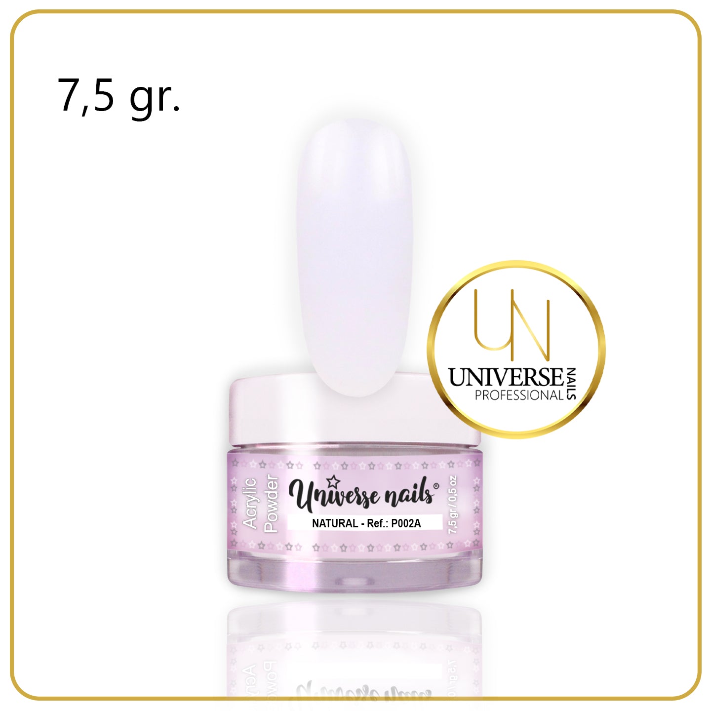 Polvo Acrílico NATURAL 7,5grs