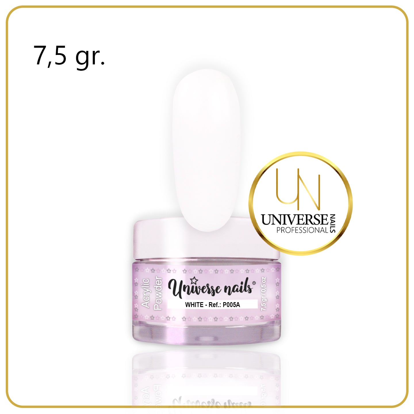 Polvo Acrílico WHITE 7,5grs