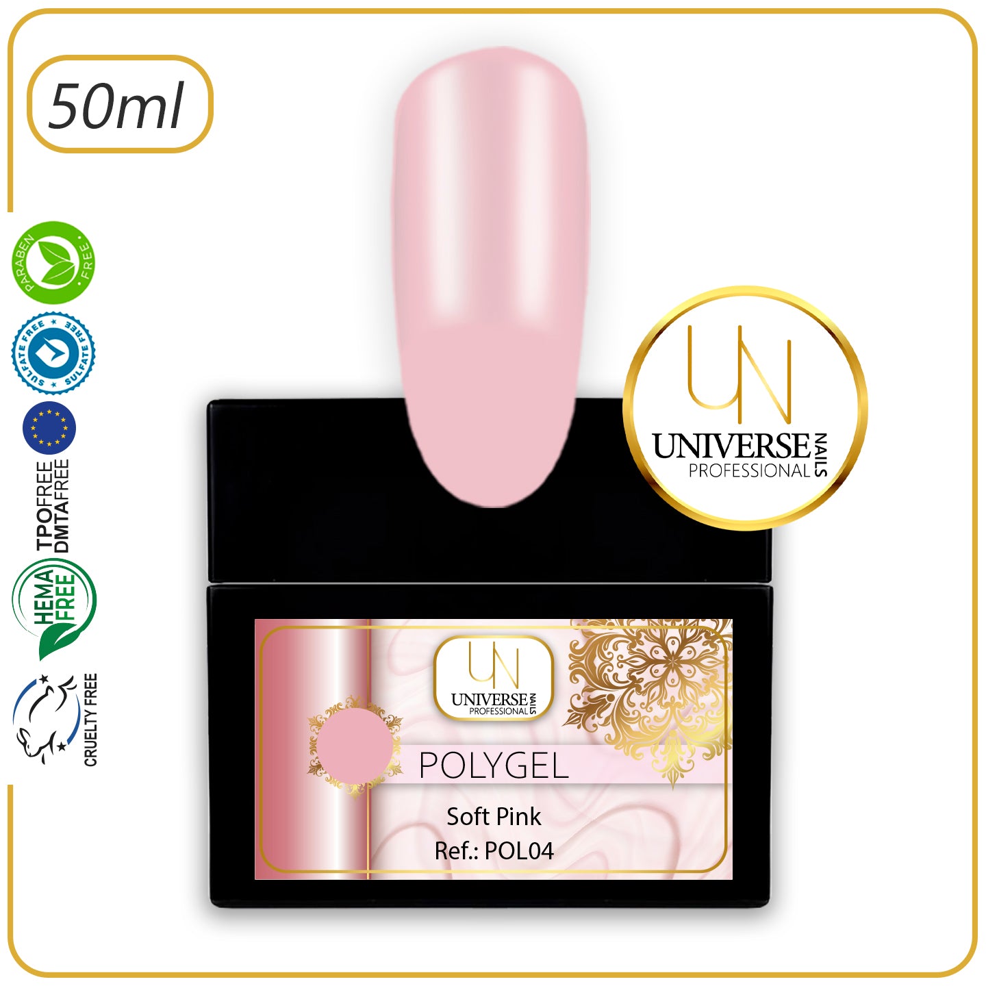 POLYGEL SOFT PINK 50ml