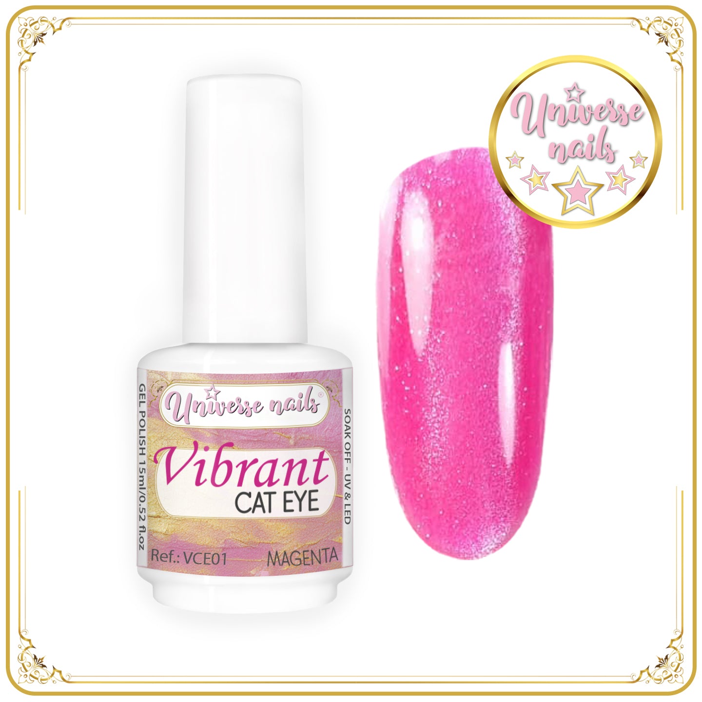 Vibrant Cat Eye MAGENTA