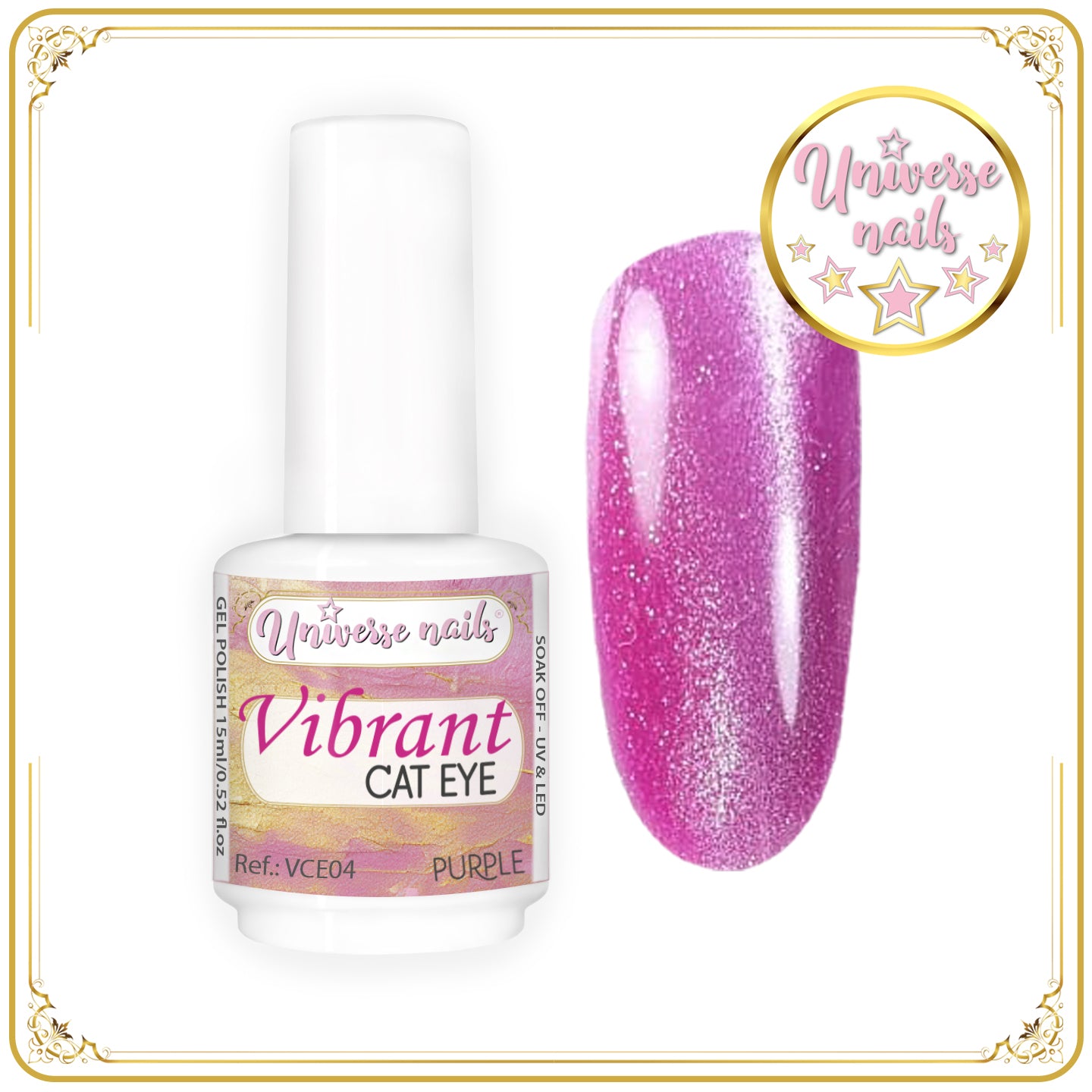 Vibrant Cat Eye PURPLE