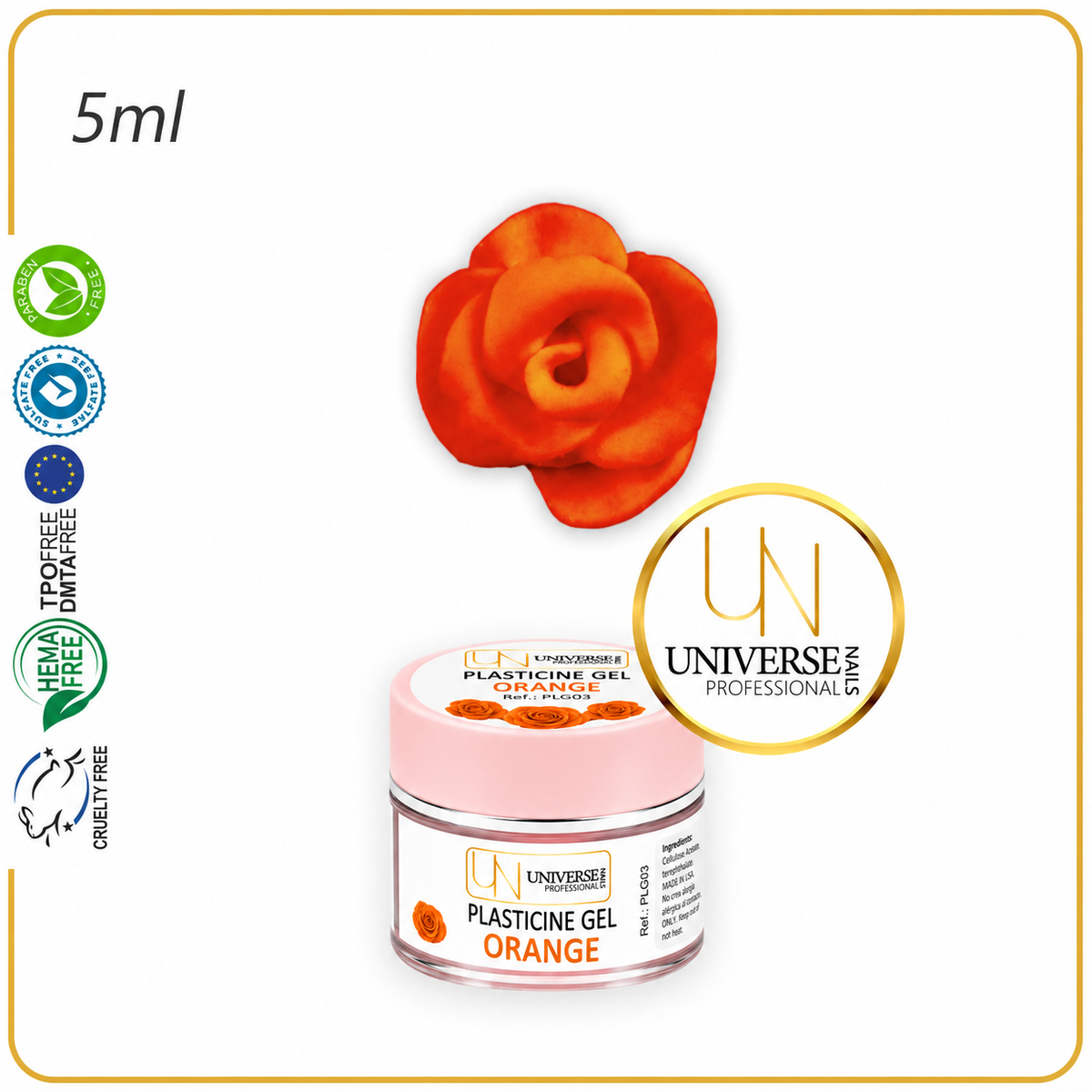 GEL PLASTILINA ORANGE