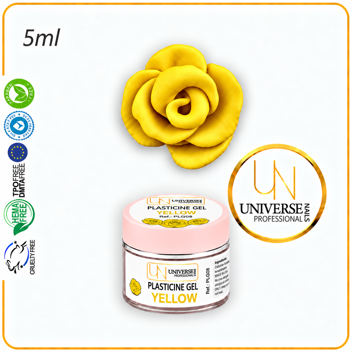 GEL PLASTILINA YELLOW