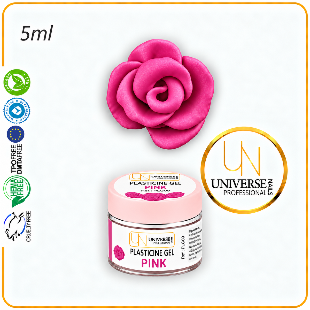 GEL PLASTILINA PINK