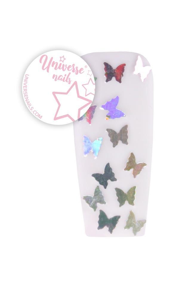 Metallic Butterflies SILVER