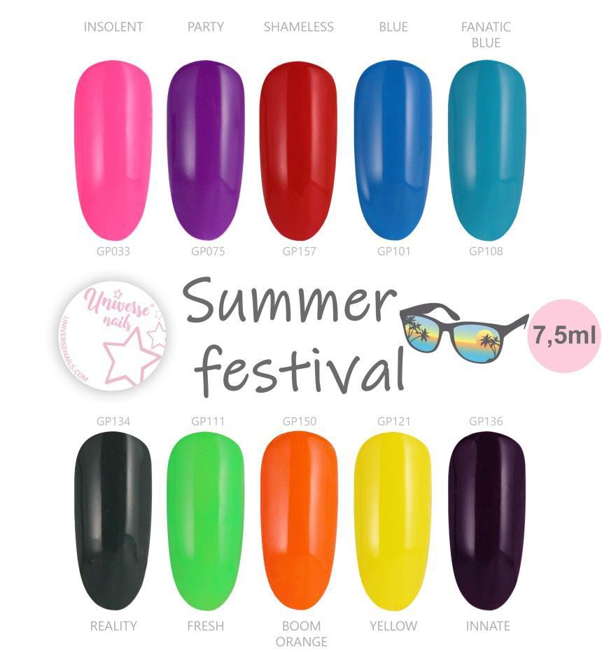 Colección SUMMER FESTIVAL 7 5ml