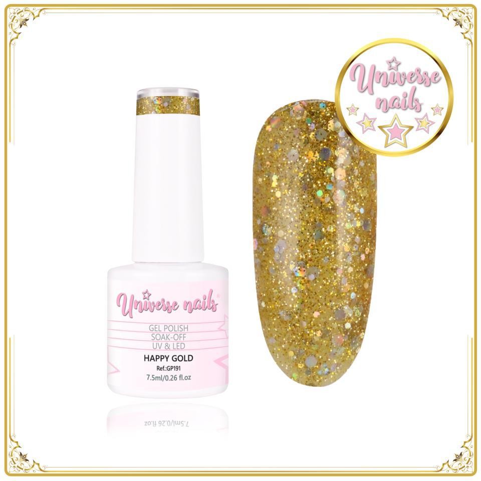 Gel polish HAPPY GOLD 7 5ml