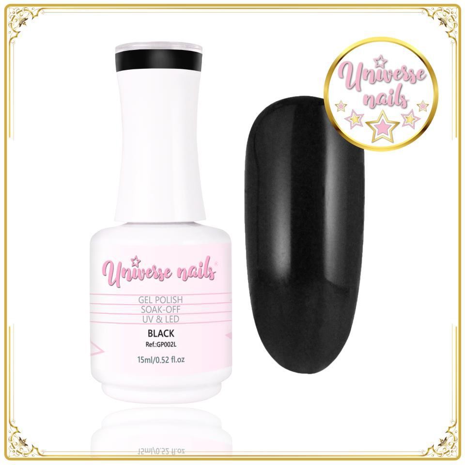 Gel polish BLACK 15ml