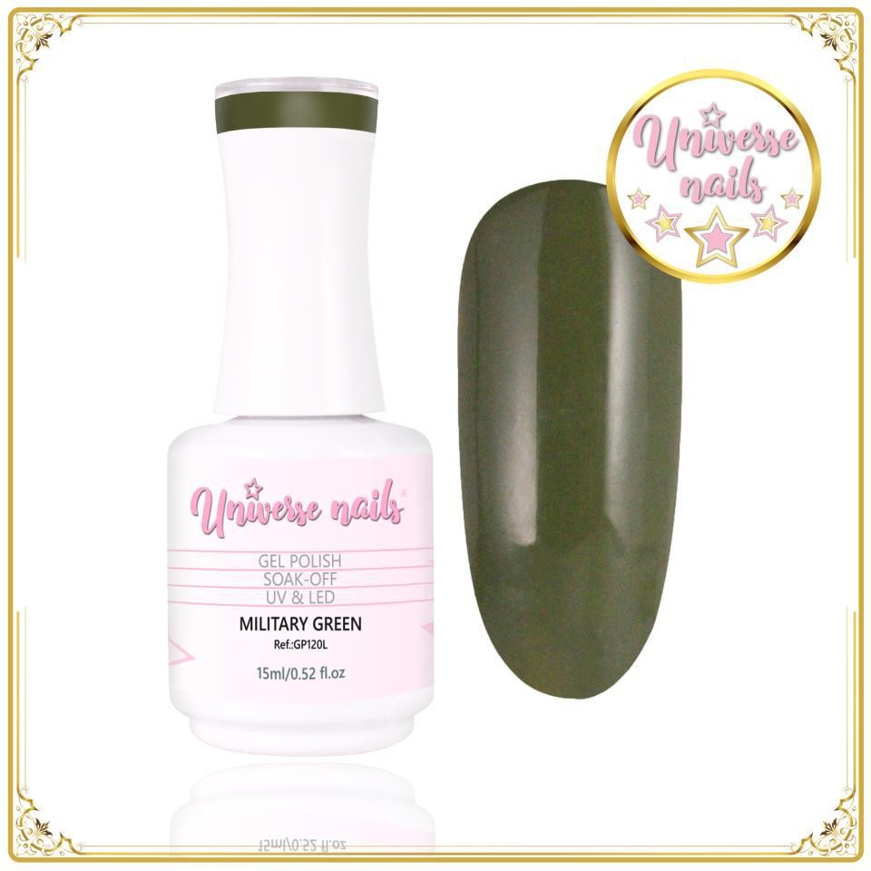 Gel polish MILITARY GREEN 15ml