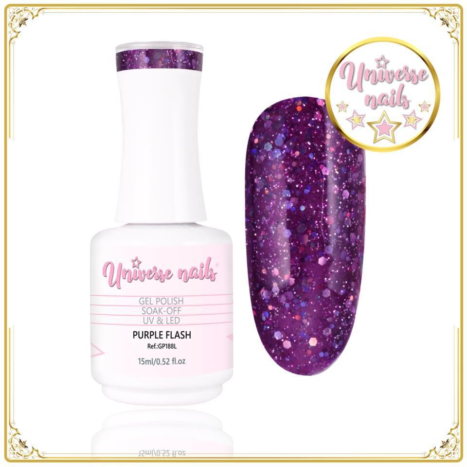 Gel polish PURPLE FLASH 15ml