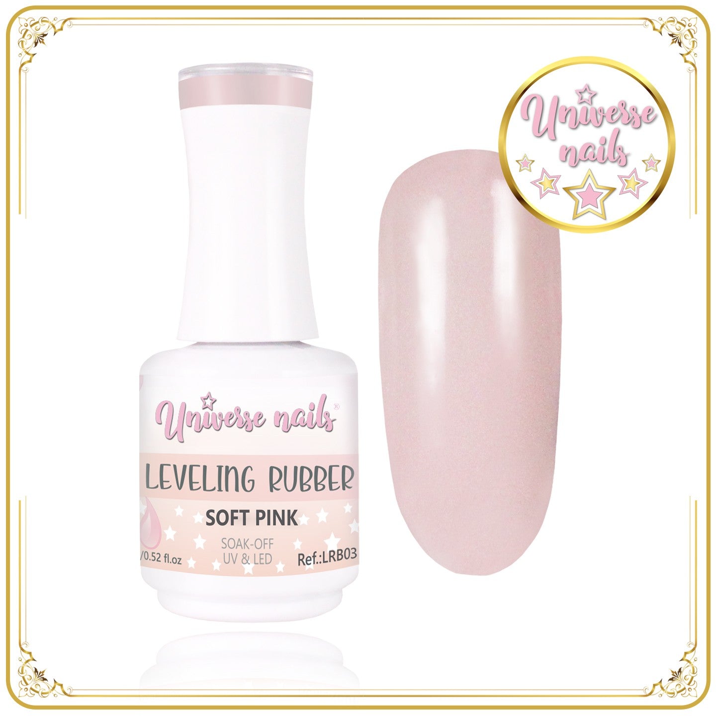 Leveling rubber SOFT PINK