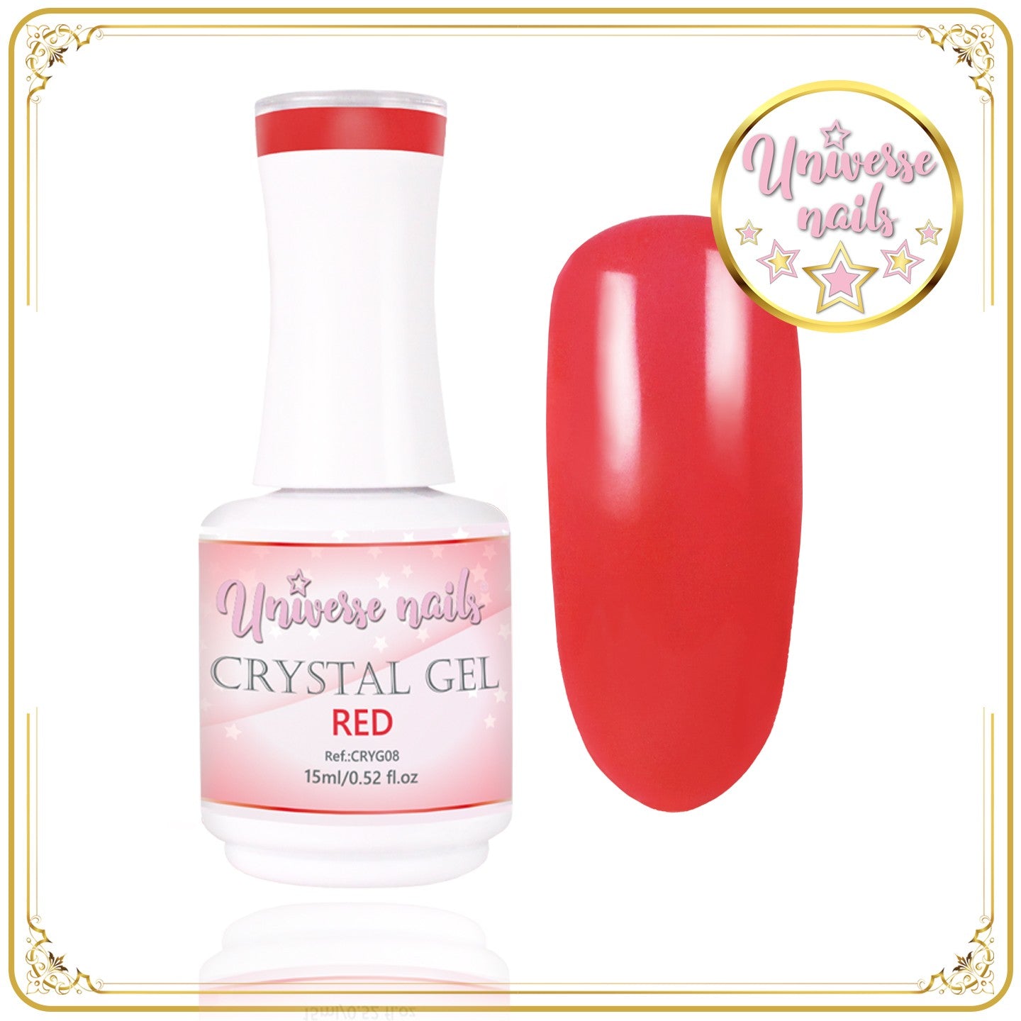 Crystal gel RED