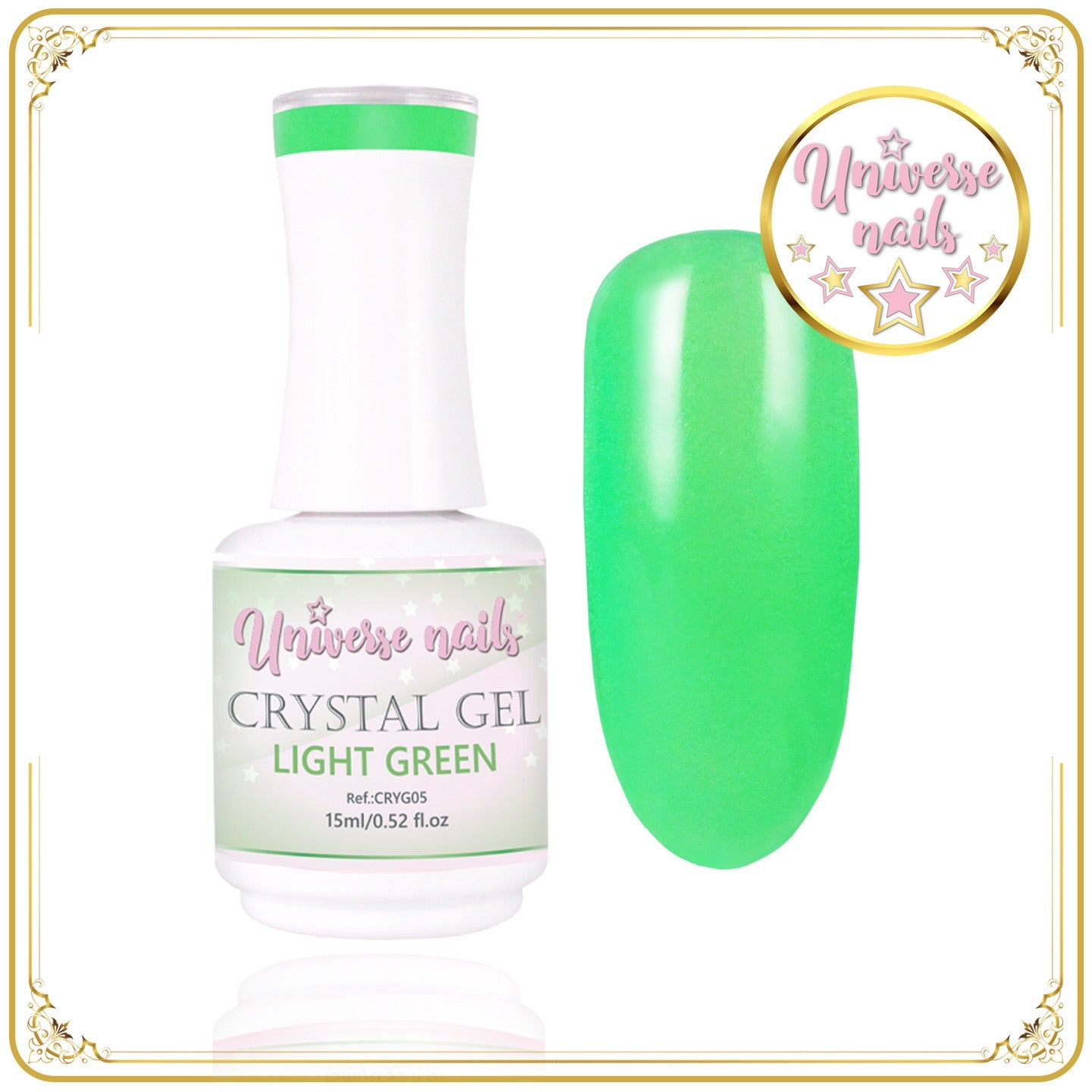 Crystal gel LIGHT GREEN