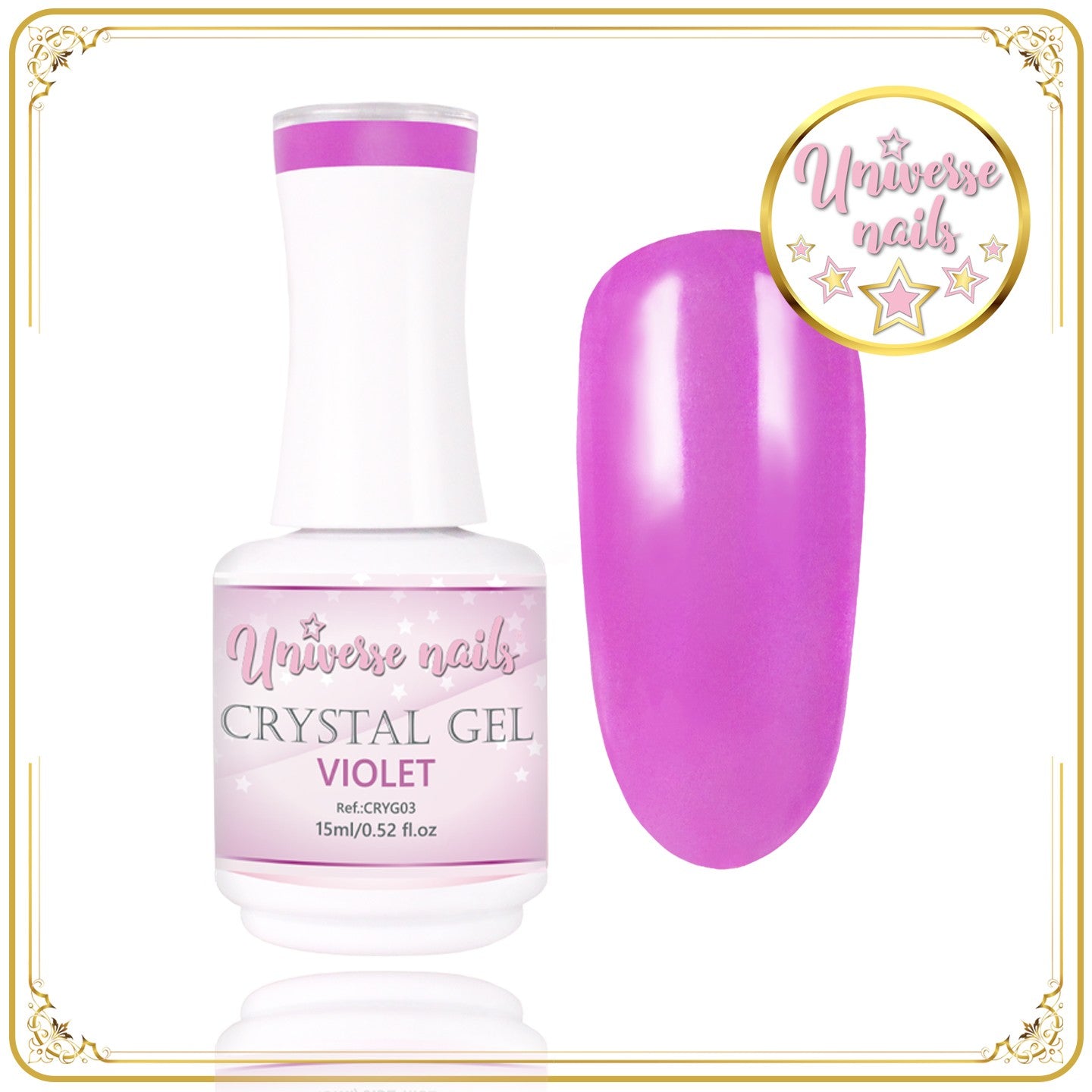 Crystal gel VIOLET