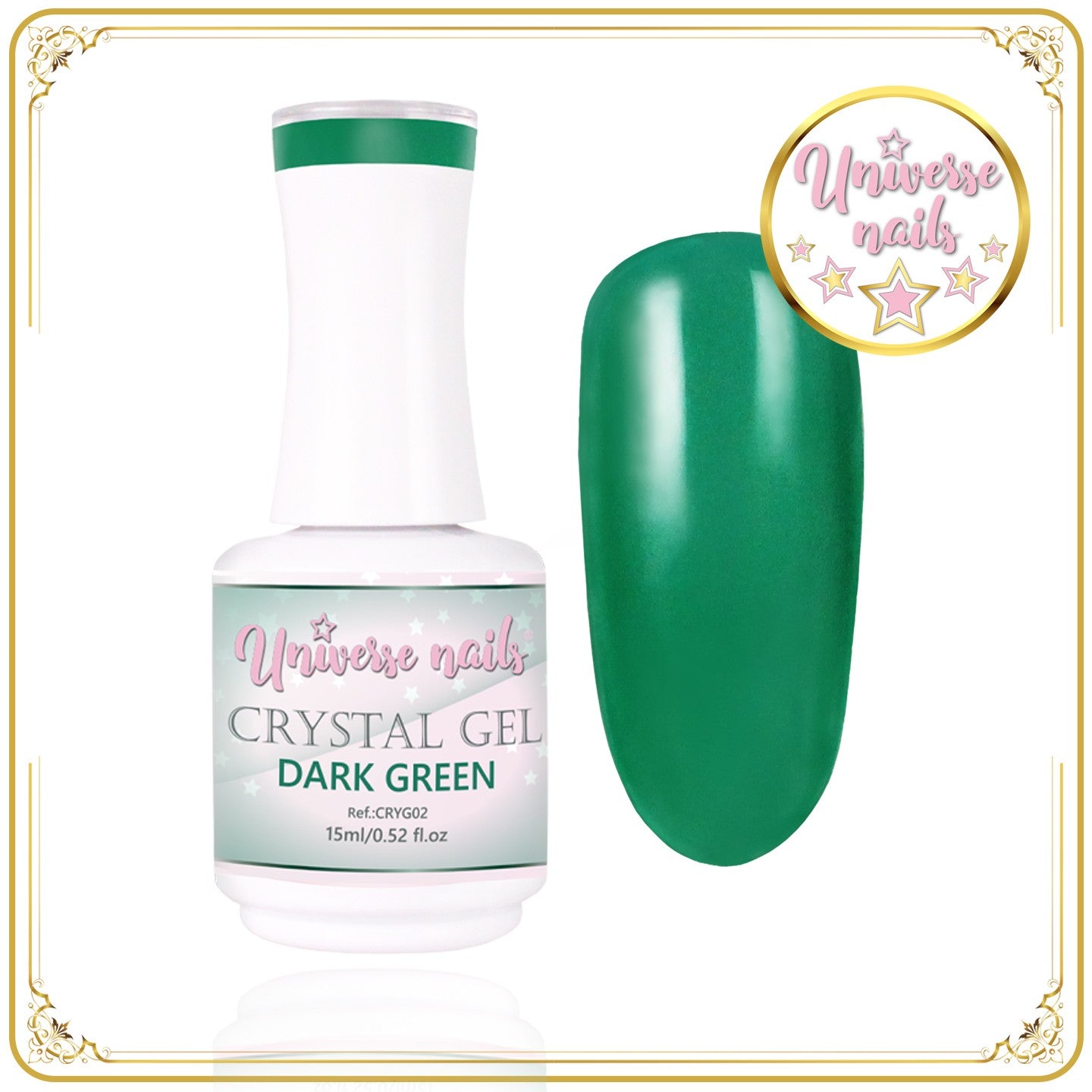 Crystal gel DARK GREEN