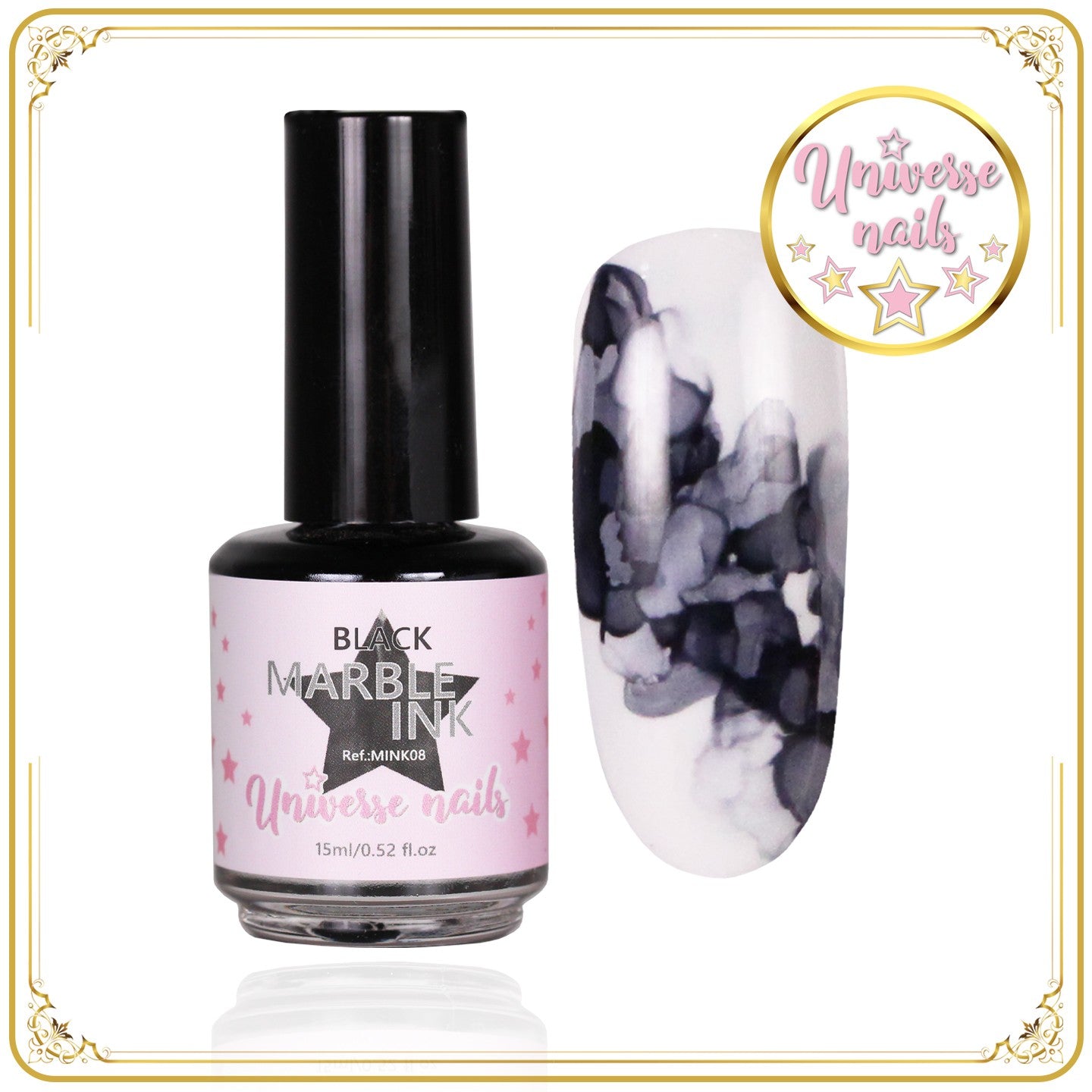 Marble ink BLACK