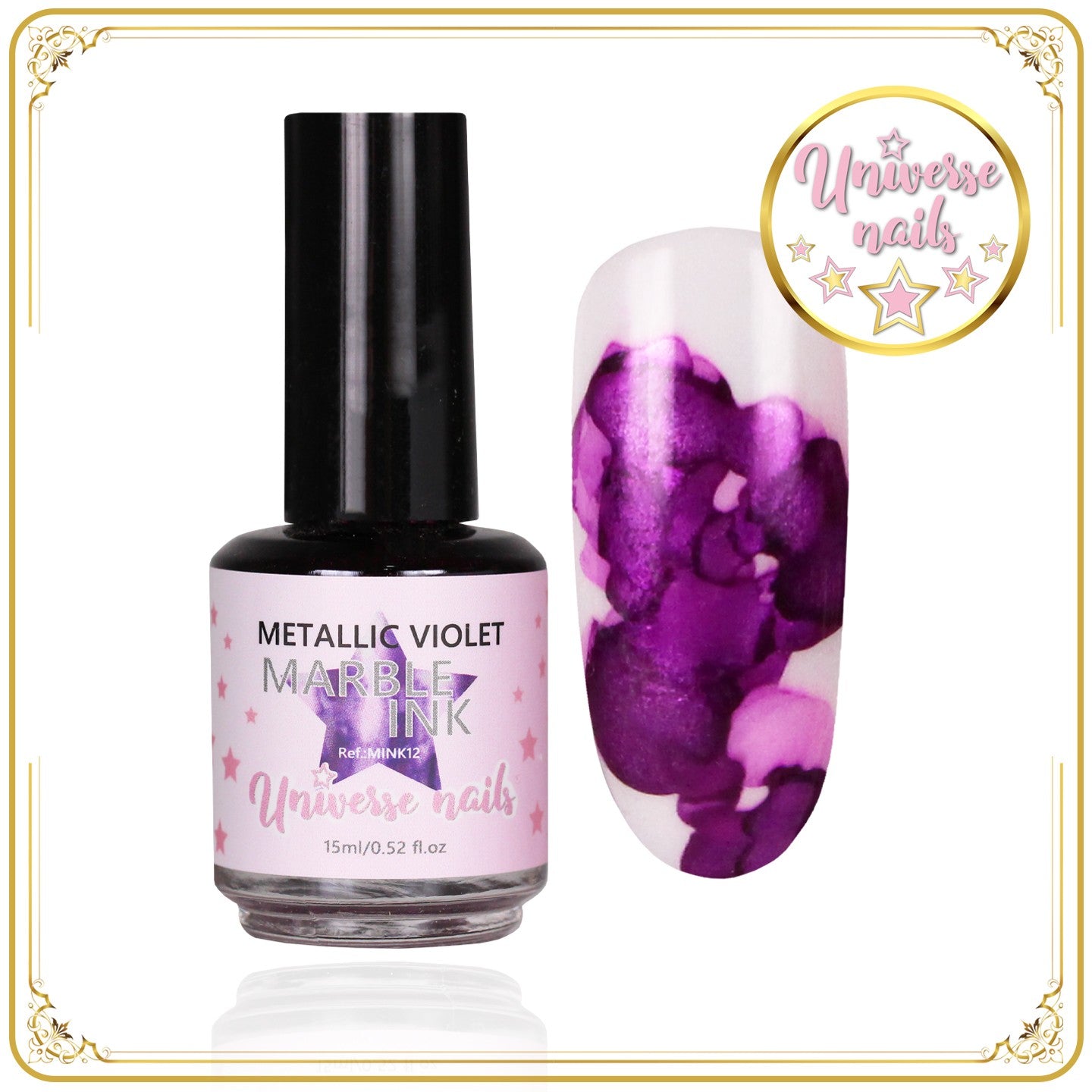 Marble ink METALLIC VIOLET